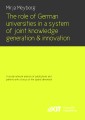 The role of German universities in a system of joint knowledge generation and innovation Cover