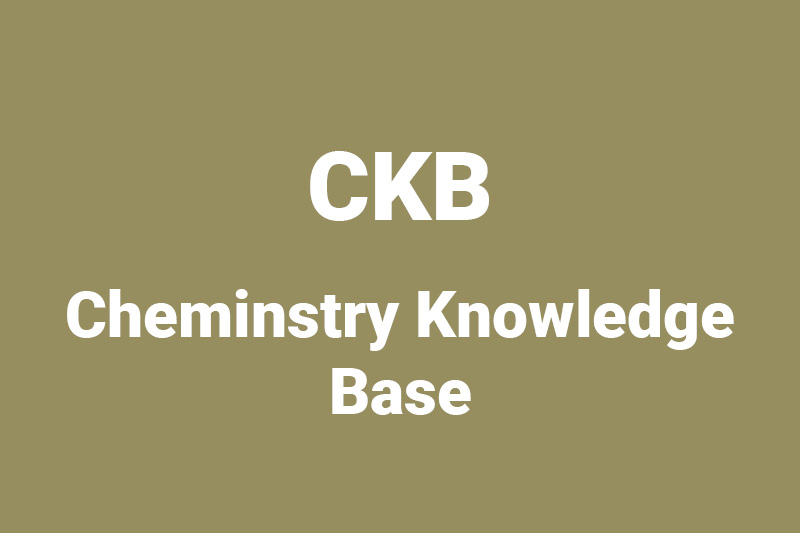 Abgeschlossenes Projekt "CKB - Cheminstry Knowledge Base"
