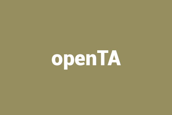 Abgeschlossenes Projekt openTA