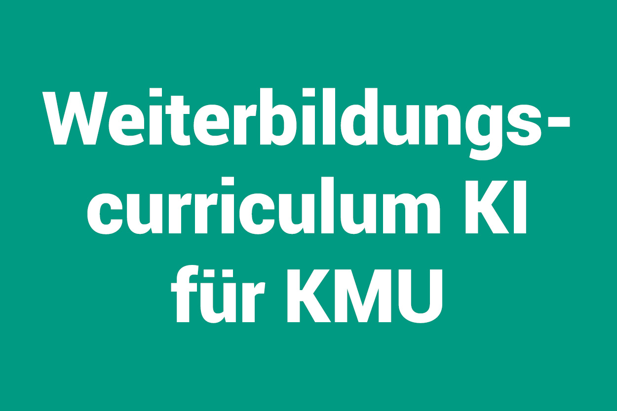 Logo Projekt "Weiterbildungscurriculum KI für KMU"