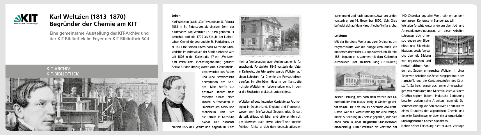 KIT Ausstellung Karl Weltzien