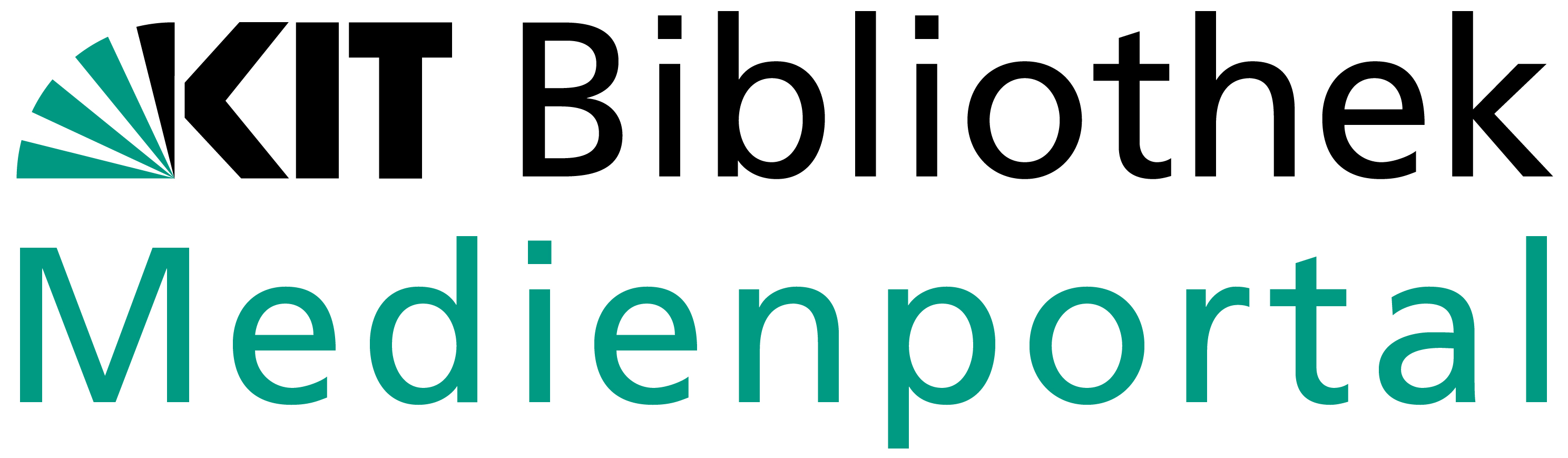 Schriftzug "KIT-Bibliothek Medienportal"
