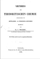 Grundriss der theoretischen Chemie