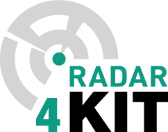 Logo von RADAR 4 KIT mit stilisiertem Radarsymbol.