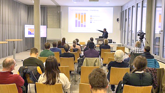 Rights Retention Strategies: Vortrag von Christoph Bruch
